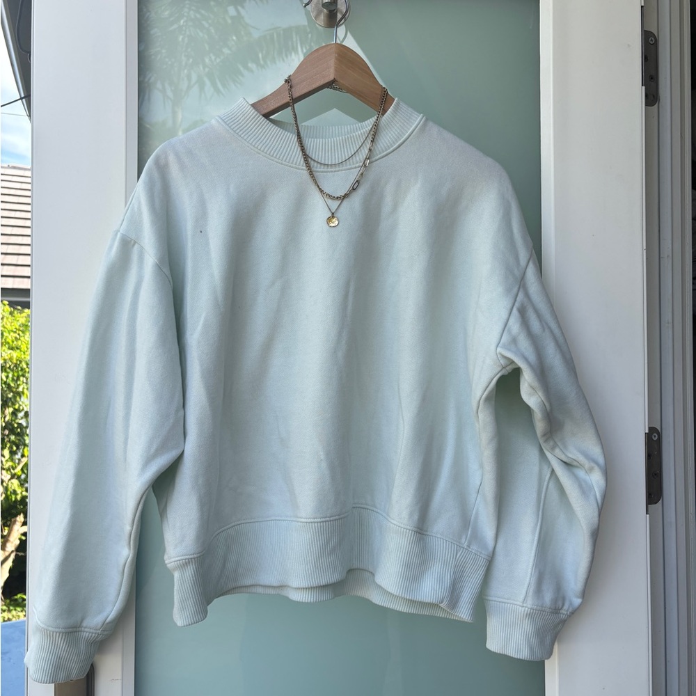 A New Day Soft Mint Crewneck Top